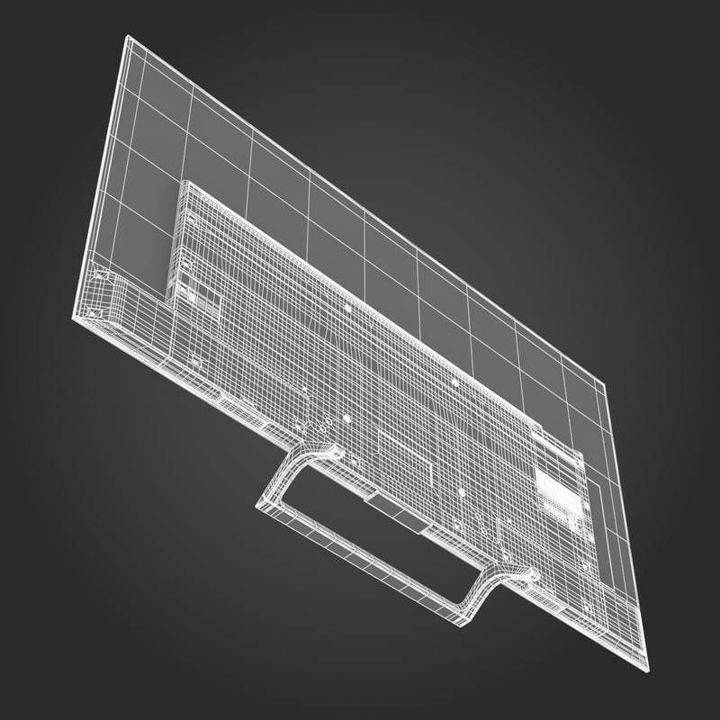 E3D - TOP TV  OLED 4K model 3D model_28