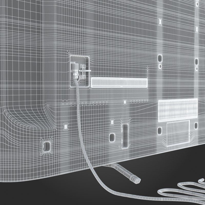 E3D - TOP TV  OLED 4K model 3D model_70