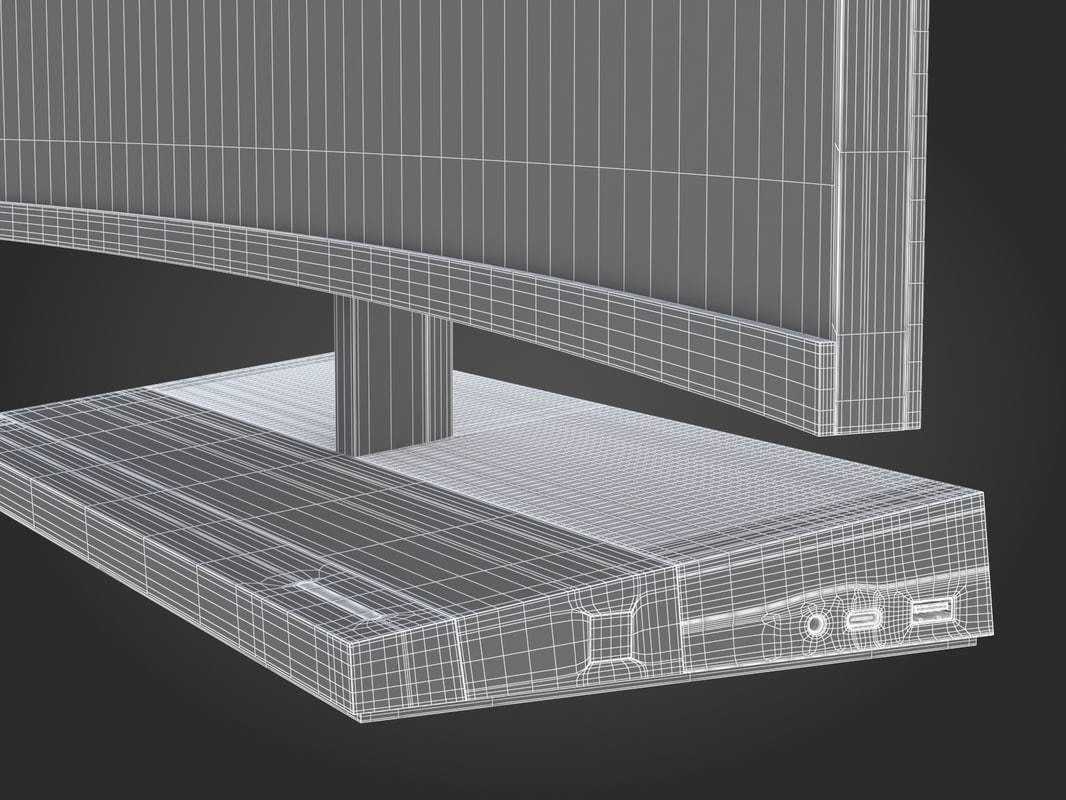 E3D - TOP TV  OLED 4K model 3D model_19