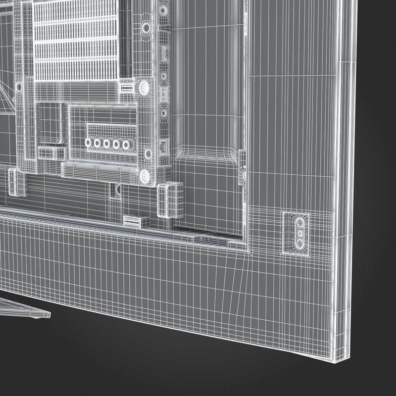 E3D - TOP TV  OLED 4K model 3D model_97