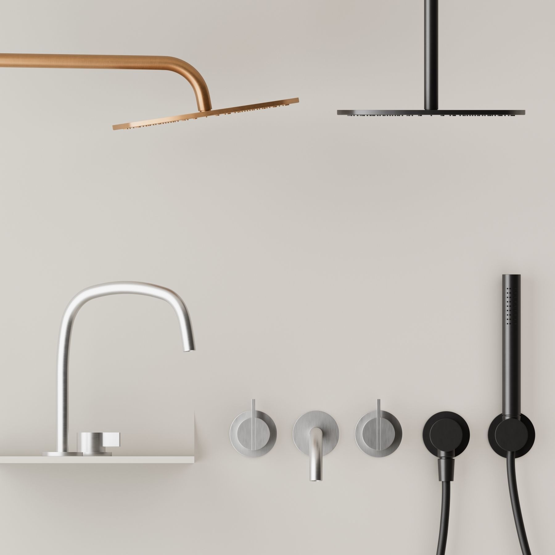 Piet Boon bath set by cocoon 3D model_7