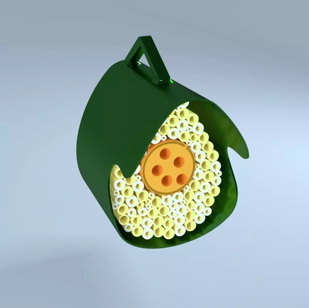 Bee Hotel 3D print model_0