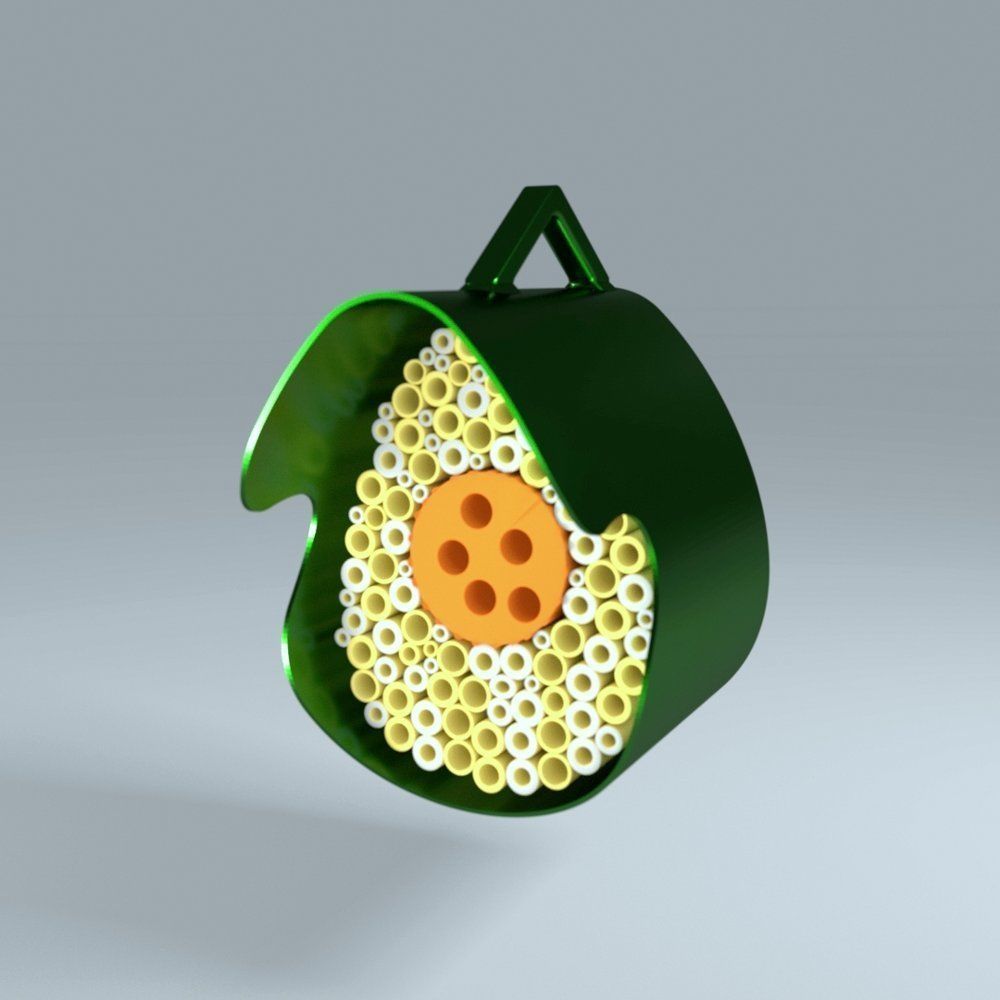 Bee Hotel 3D print model_2