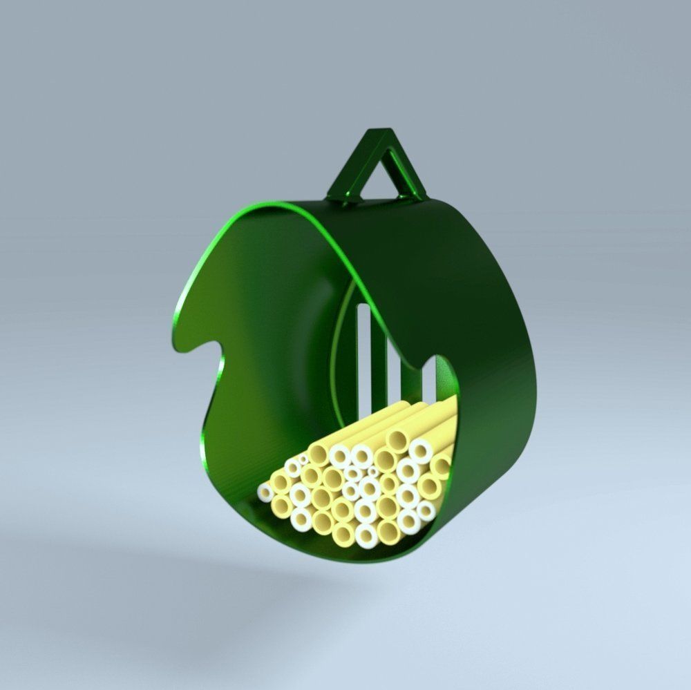 Bee Hotel 3D print model_4