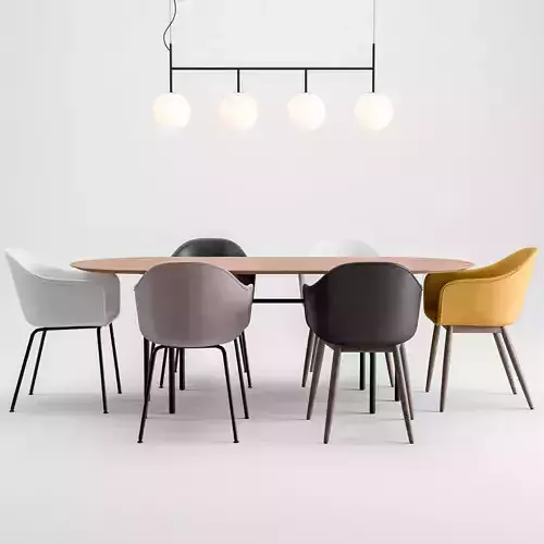 Harbor Chair Upholstery  Snaregade Table  Tr Bulb By Menu