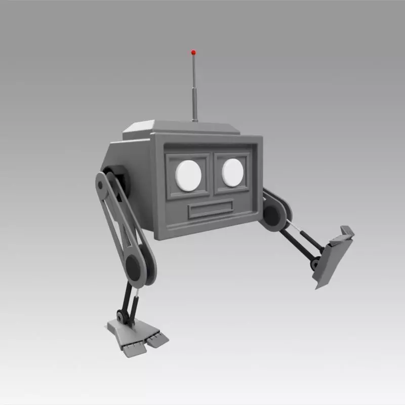 Mini robot 3D model