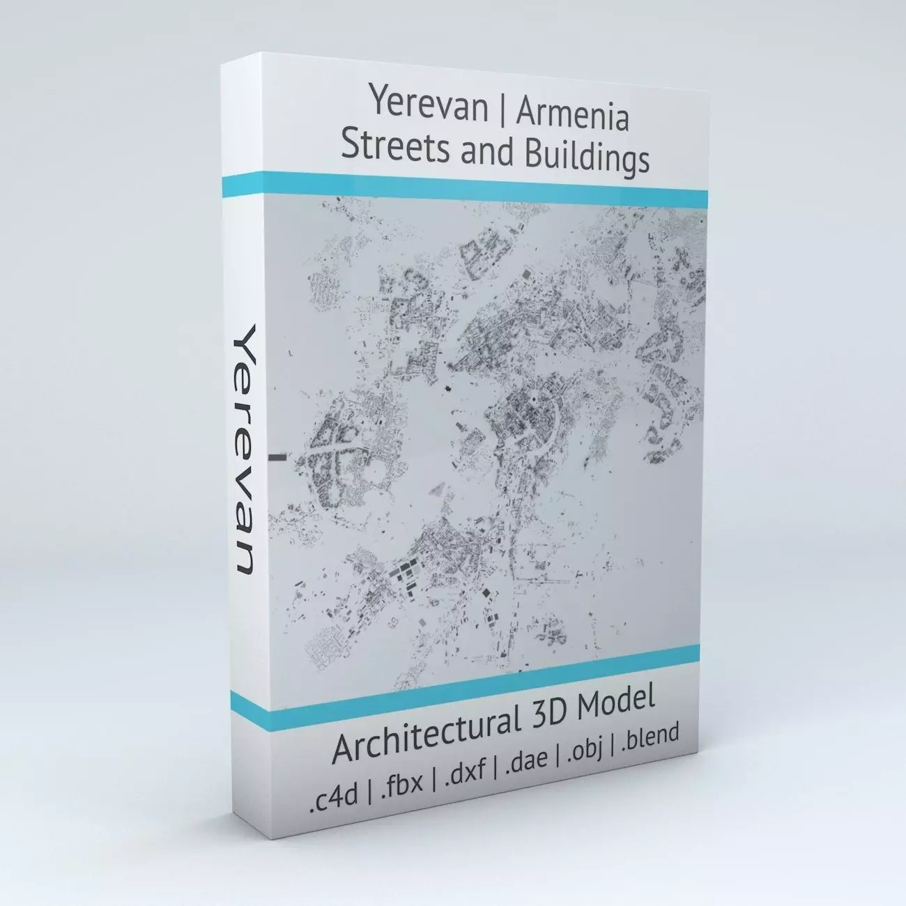 Yerevan Streets and Buildings 3D model_0