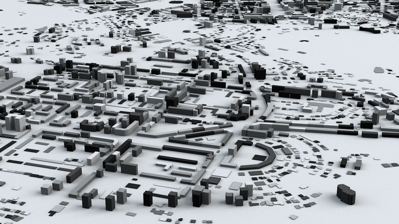 Yerevan Streets and Buildings 3D model_6