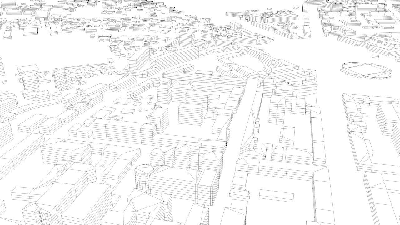 Yerevan Streets and Buildings 3D model_12