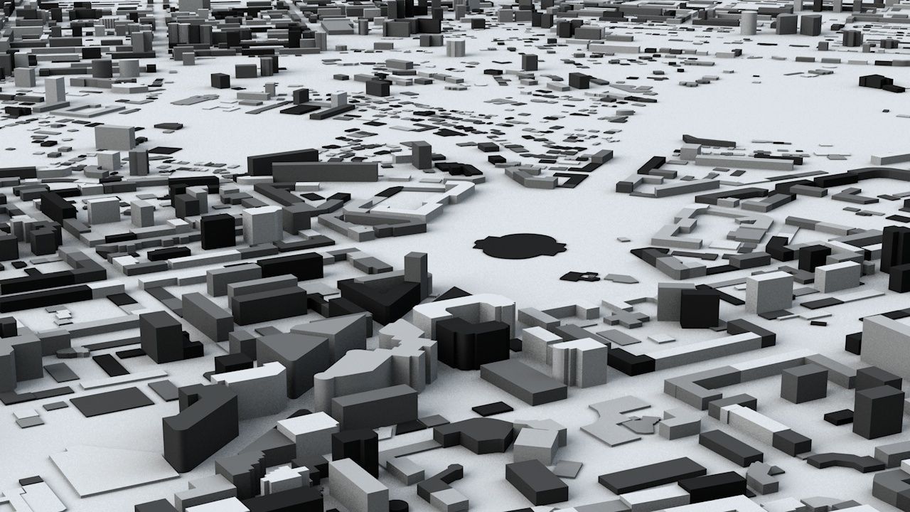 Yerevan Streets and Buildings 3D model_7