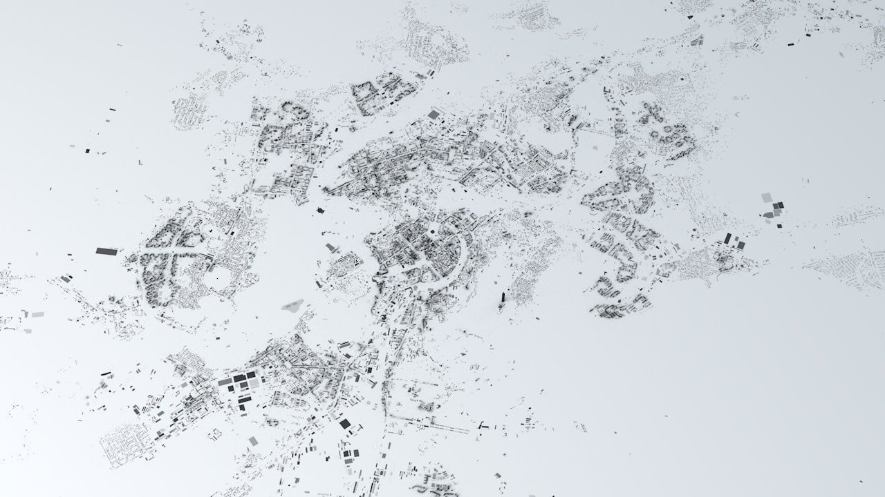 Yerevan Streets and Buildings 3D model_2