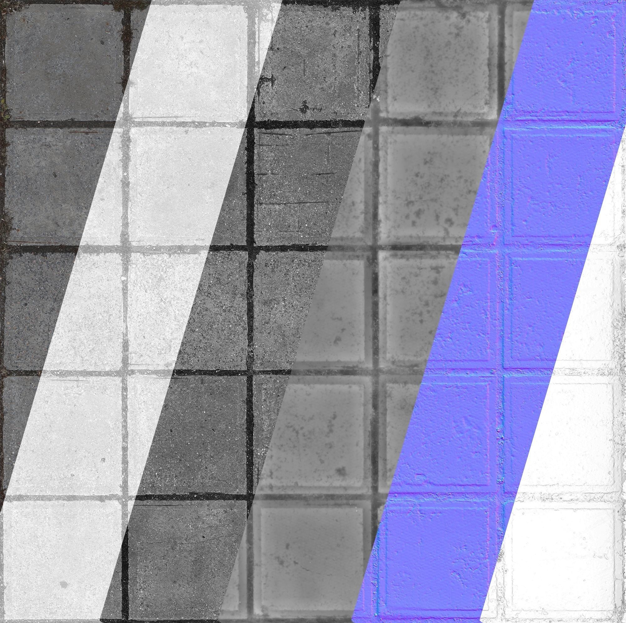 Ultra realistic Tiles Floor Scan 3D model_5