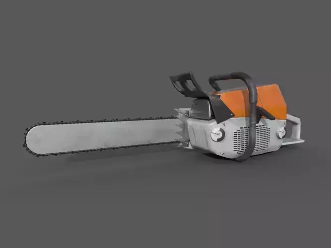 Chainsaw - Lowpoly - PBR - Animated