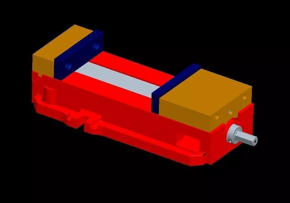 Machine Vise Free 3D model