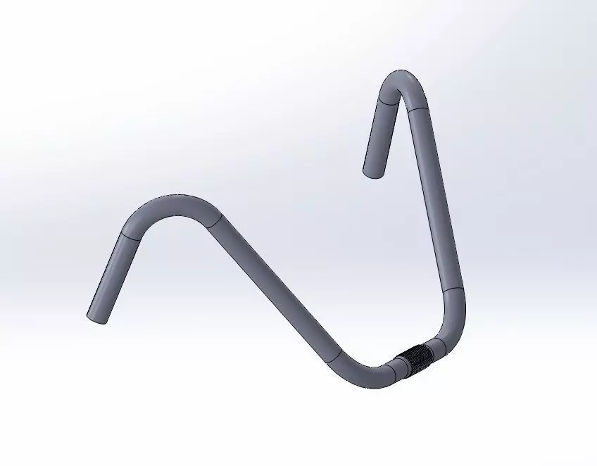 HANDLEBAR bicycle with two handles Free 3D model