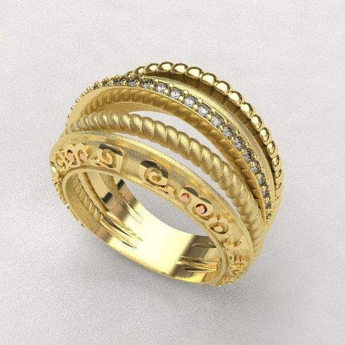 Carrera Melodia ring 3D print model