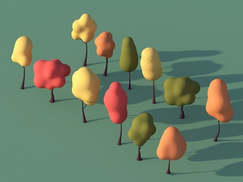 Cartoon Trees Pack