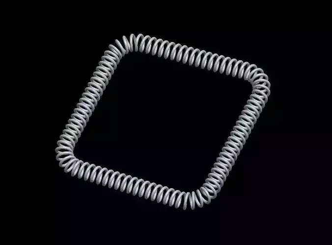 Helical Sweep around a curve Free 3D model