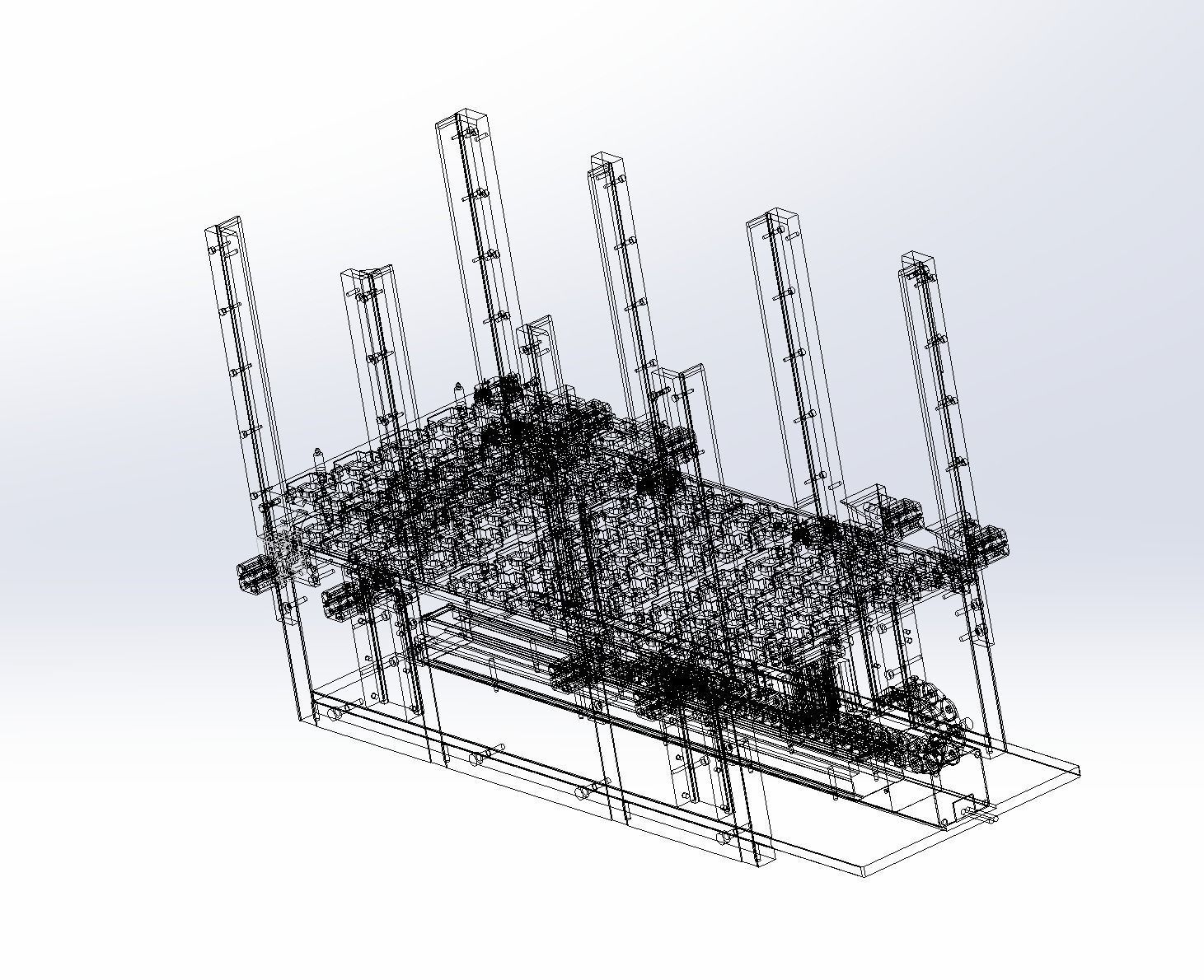 Automatic tray stacking feeding machine 3D model_12