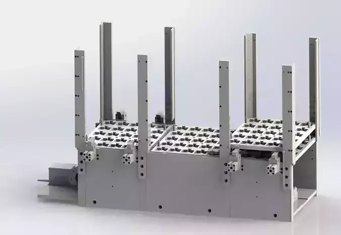 Automatic tray stacking feeding machine 3D model