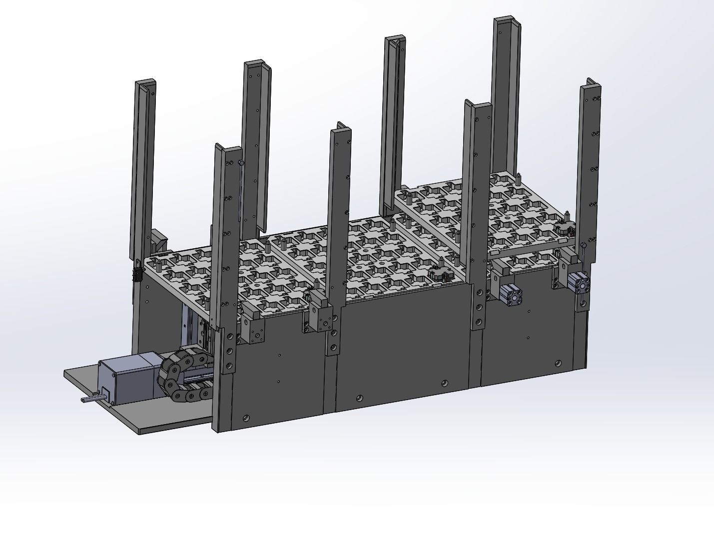 Automatic tray stacking feeding machine 3D model_6