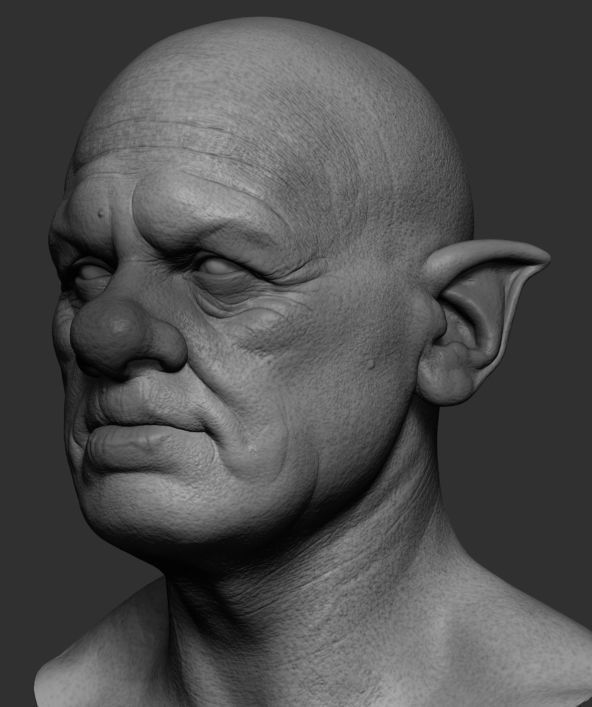 Old Goblin 3D model_2