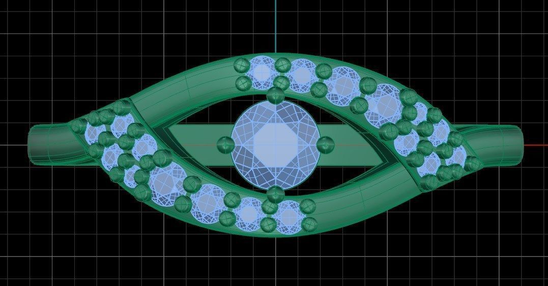 Ring n 11  3D print model_10