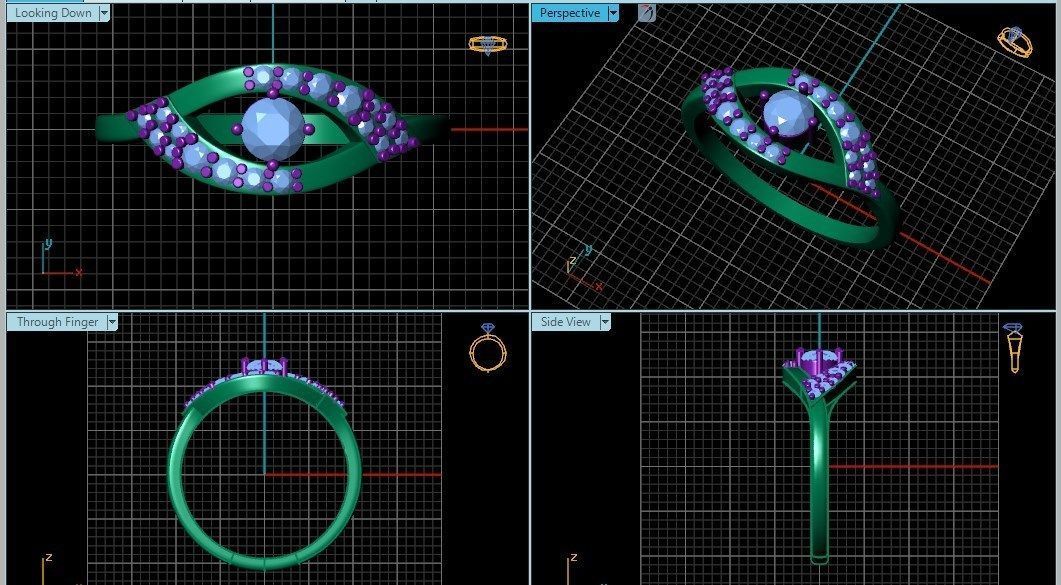 Ring n 11  3D print model_6