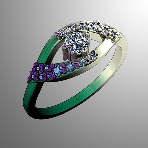 Ring n 11  3D print model_1