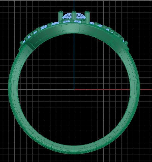 Ring n 11  3D print model_7