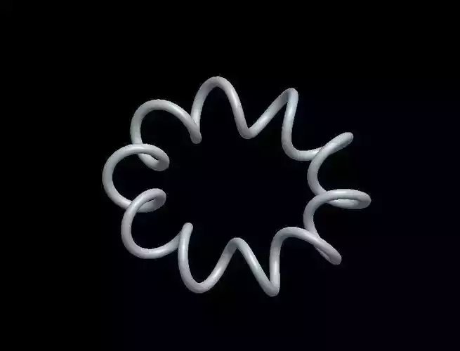 Welded helical spring