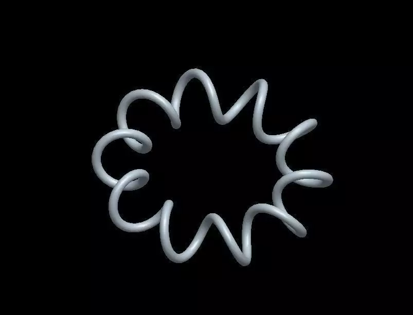 Welded helical spring Free 3D model