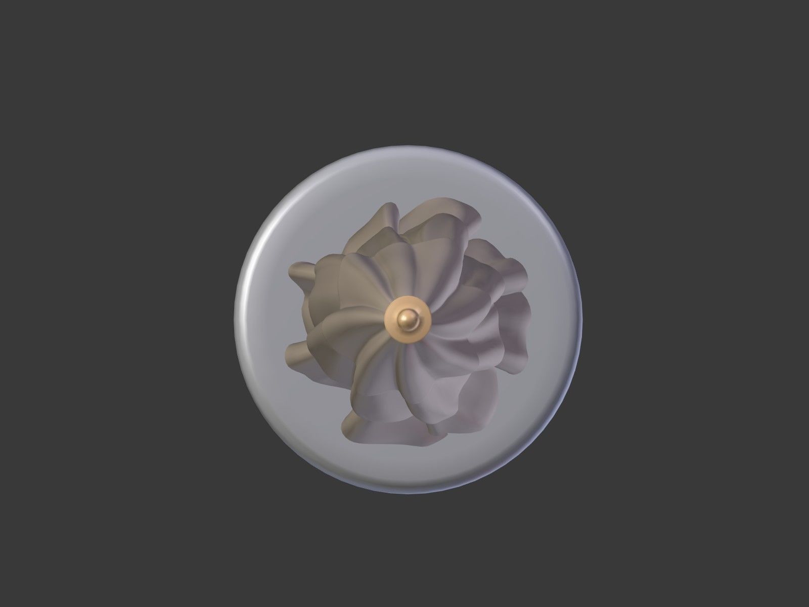 Umbrella Patio Parasol 1 Low-poly 3D model_16