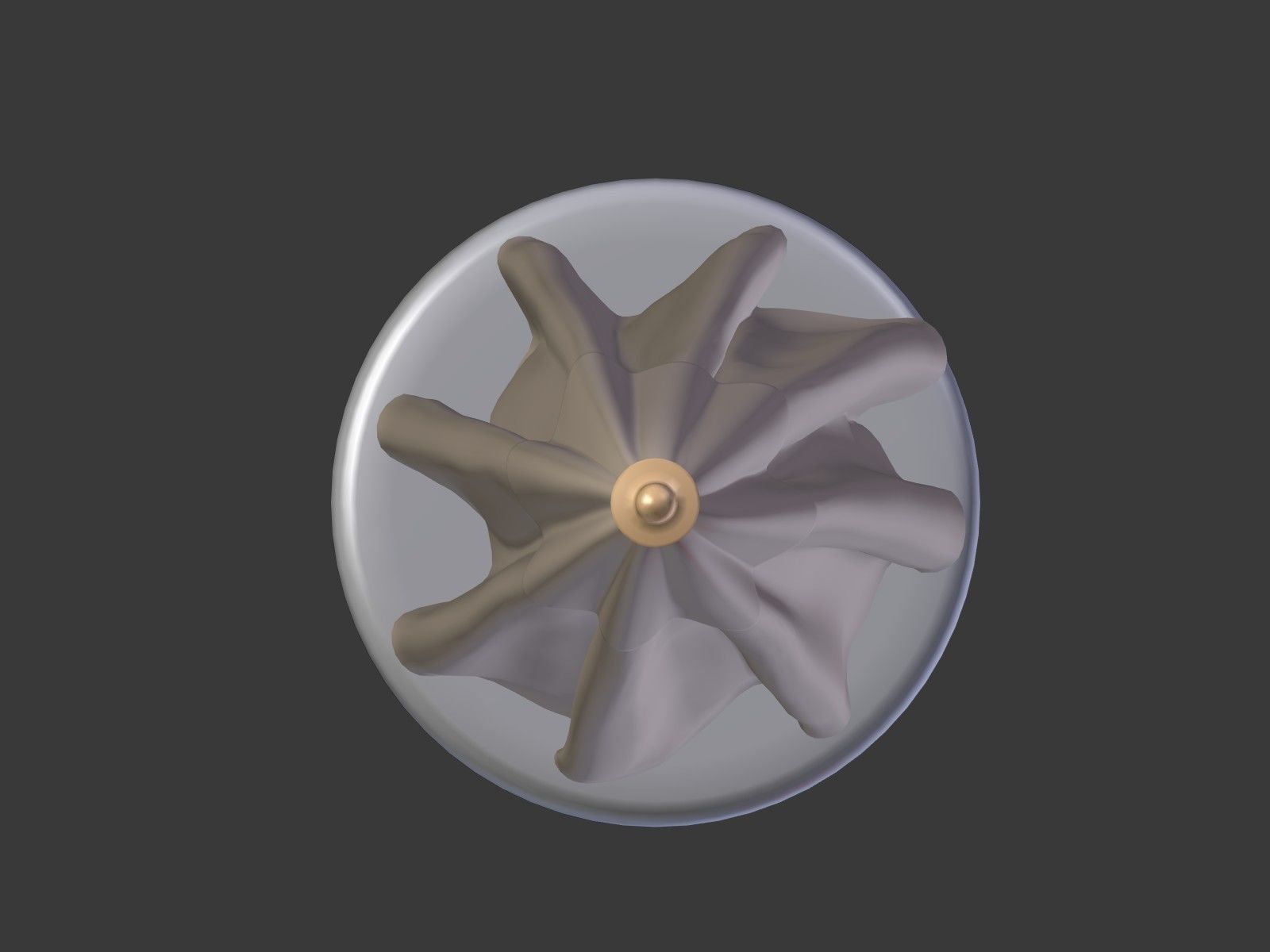 Umbrella Patio Parasol 1 Low-poly 3D model_22