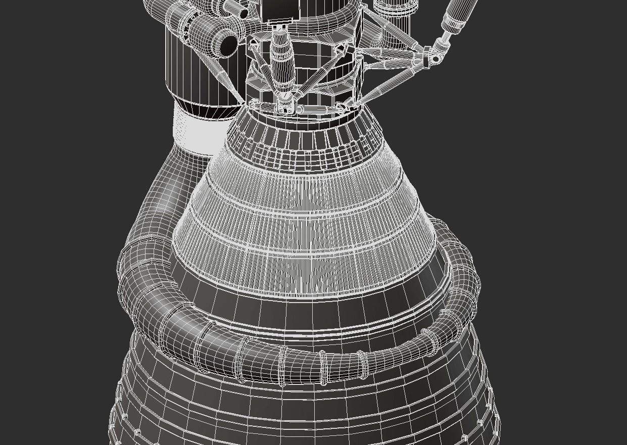 saturn-5 rocket 3D model_23