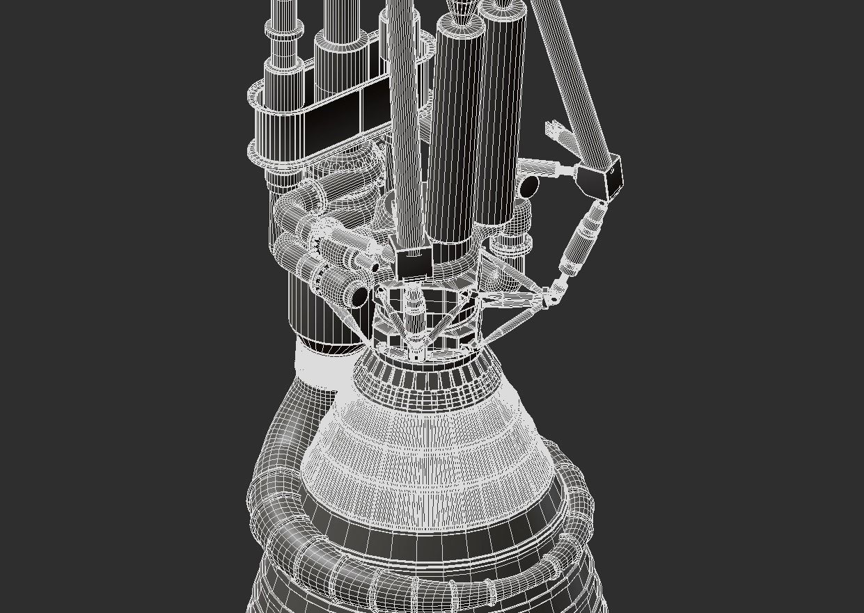 saturn-5 rocket 3D model_20