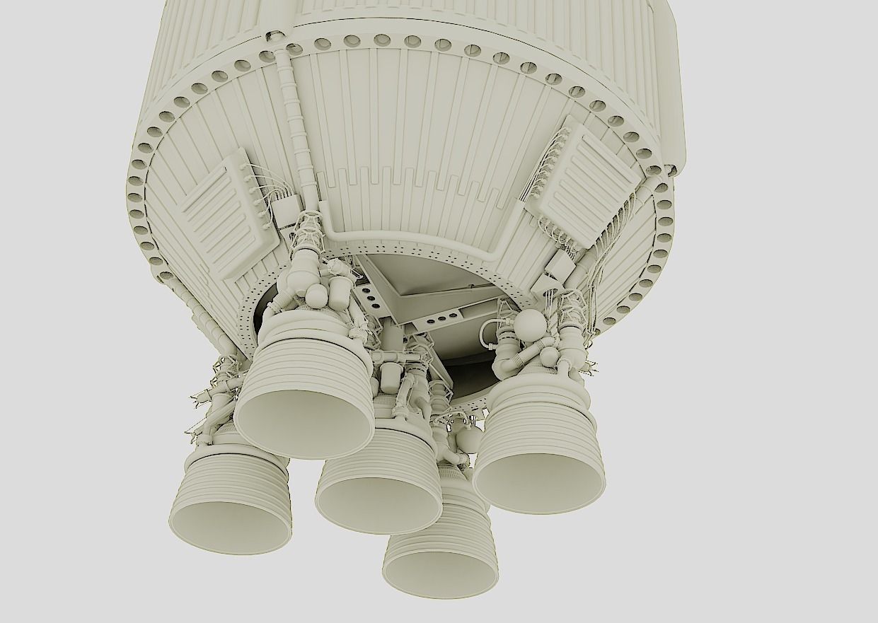 saturn-5 rocket 3D model_13