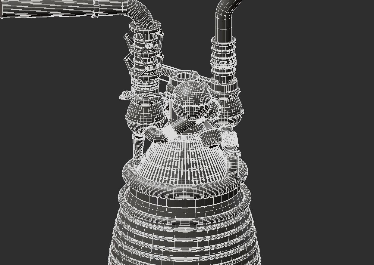 saturn-5 rocket 3D model_22