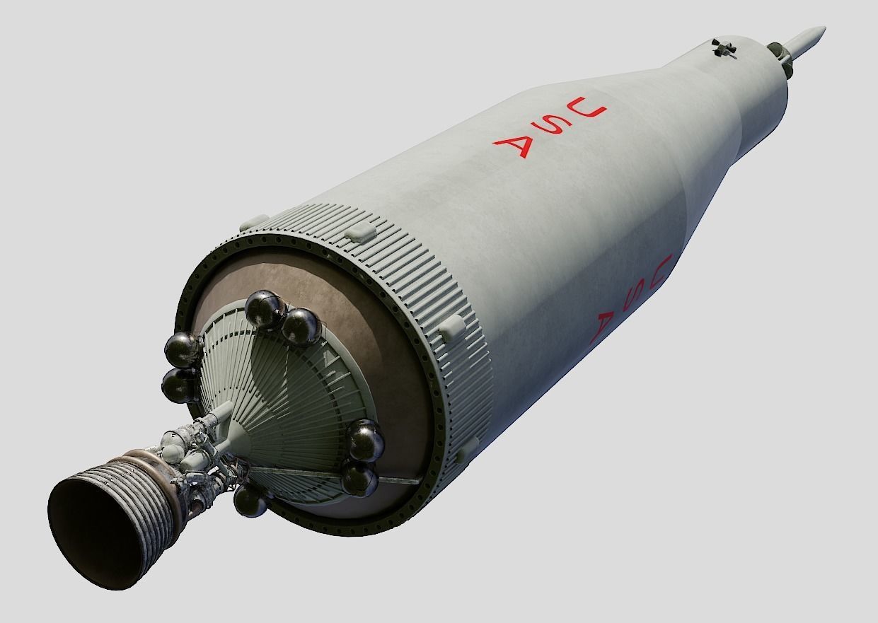 saturn-5 rocket 3D model_10