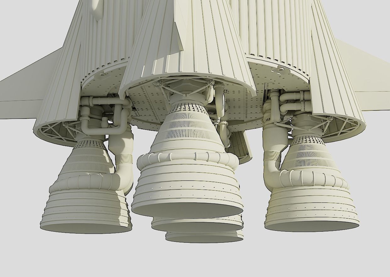 saturn-5 rocket 3D model_17