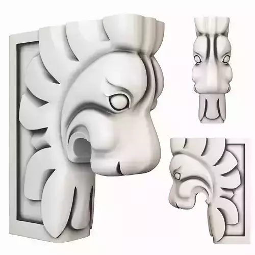 Lion cnc 3D print model