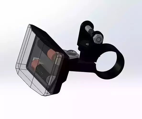 Bike Front Light Free 3D model