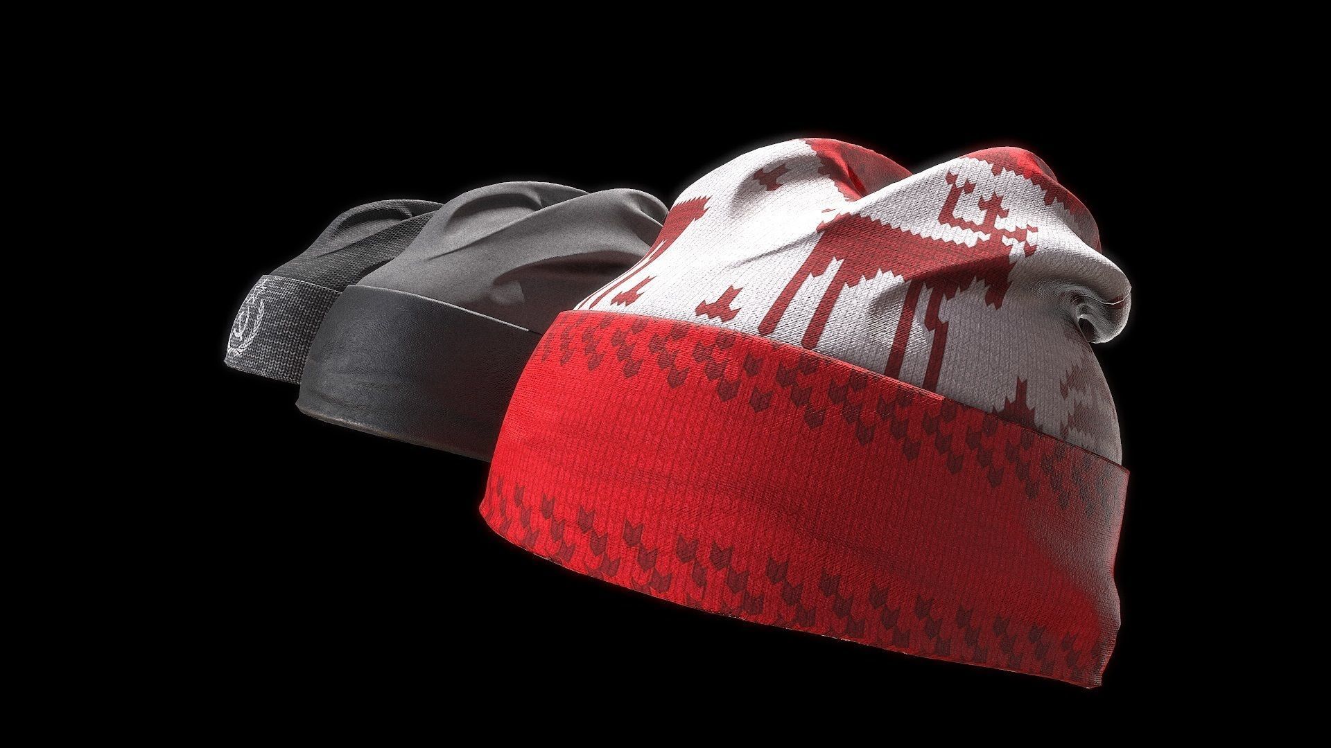 Dress 2 Low-poly 3D model_10