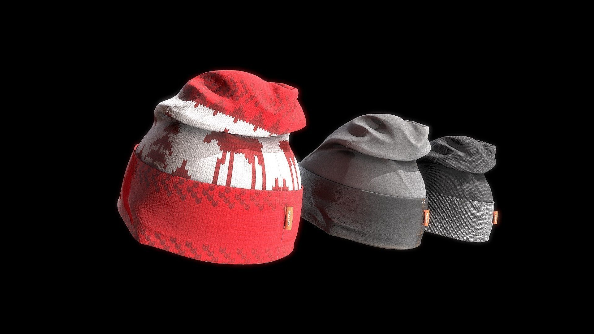 Dress 2 Low-poly 3D model_6