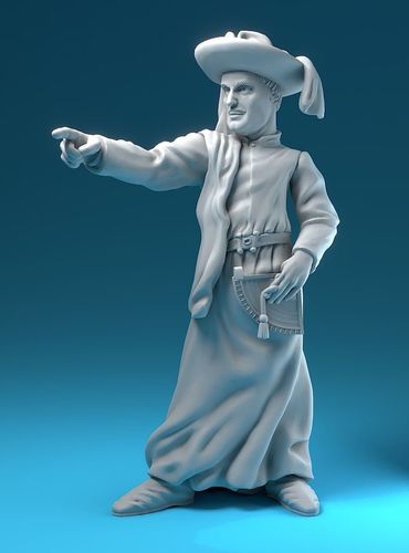 Prince Henry the Navigator Heroic miniature 3D print model 3D print model