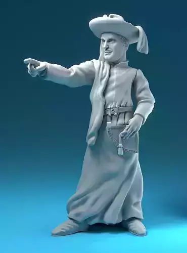 Prince Henry the Navigator Heroic miniature 3D print model 3D print model