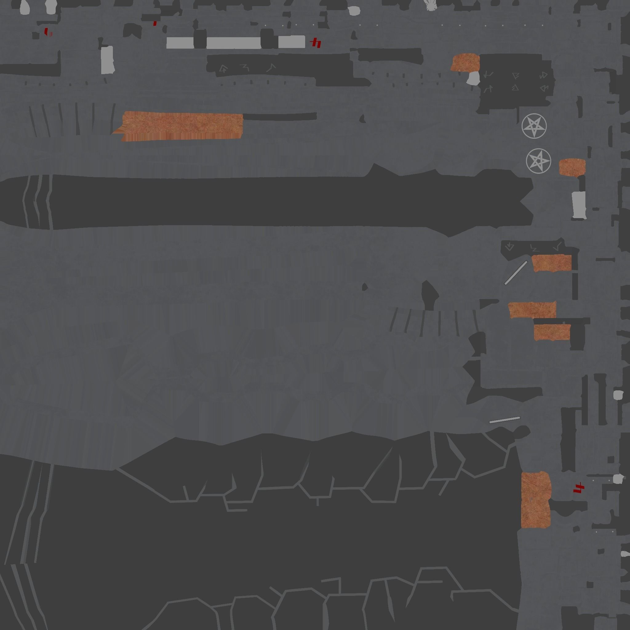 Demonic sci-fi katana  Low-poly 3D model_11