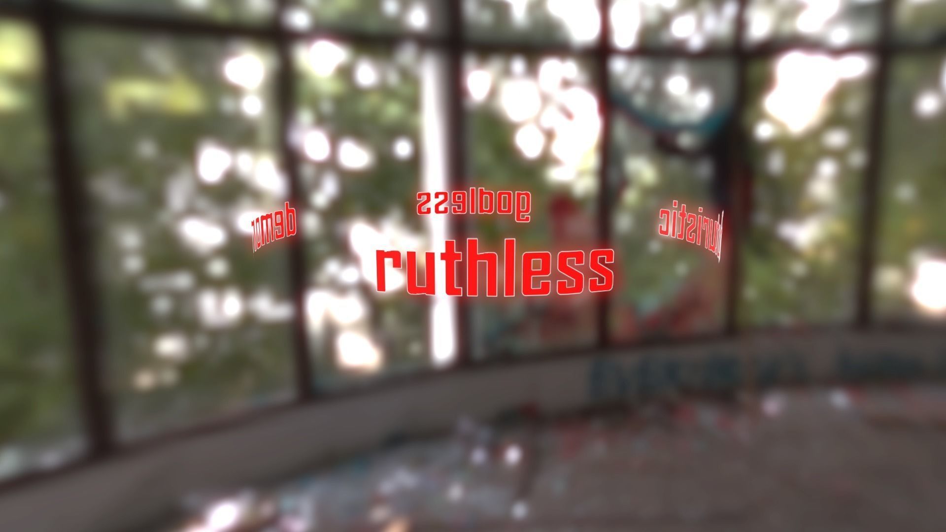 Demonic sci-fi katana  Low-poly 3D model_8