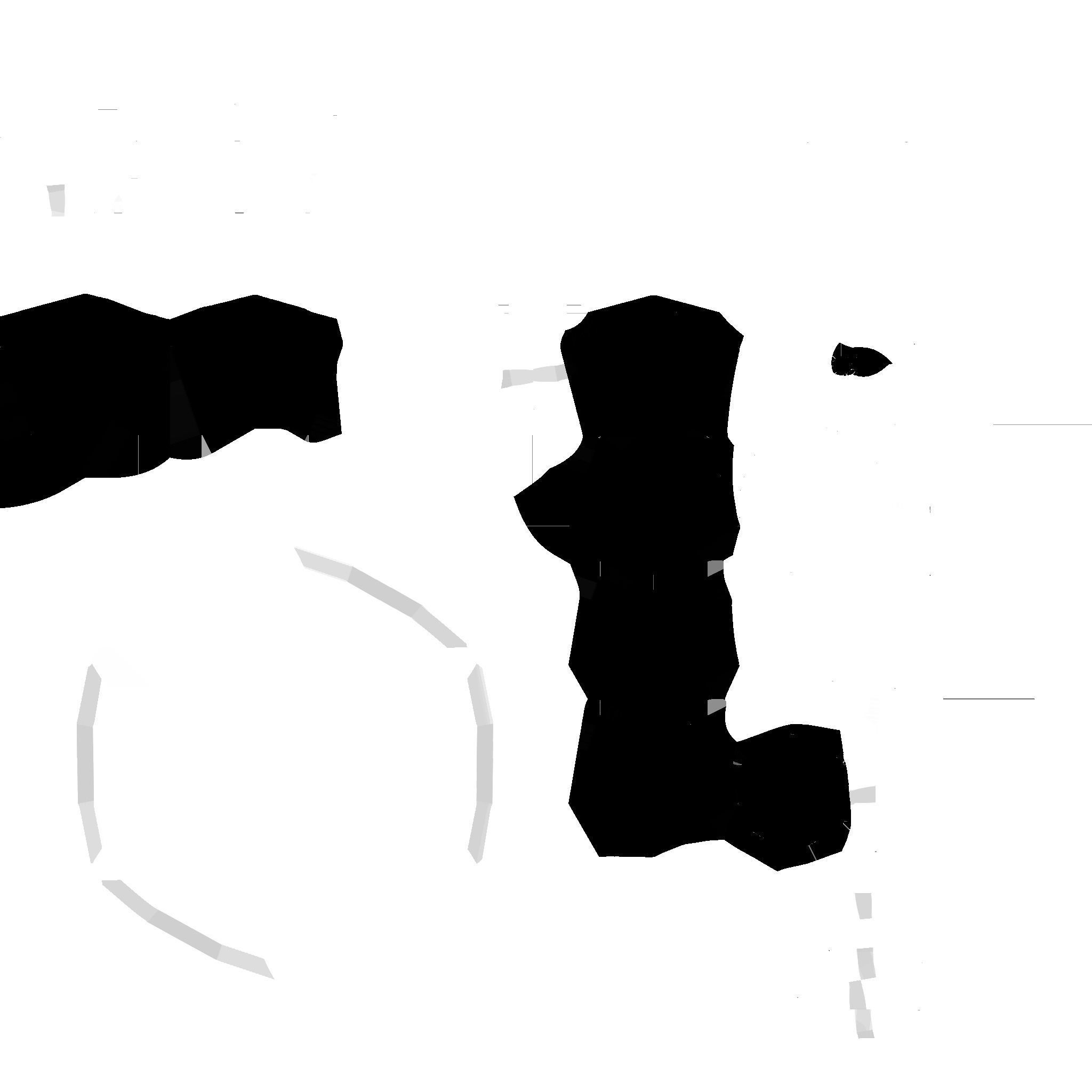 Demonic sci-fi katana  Low-poly 3D model_20