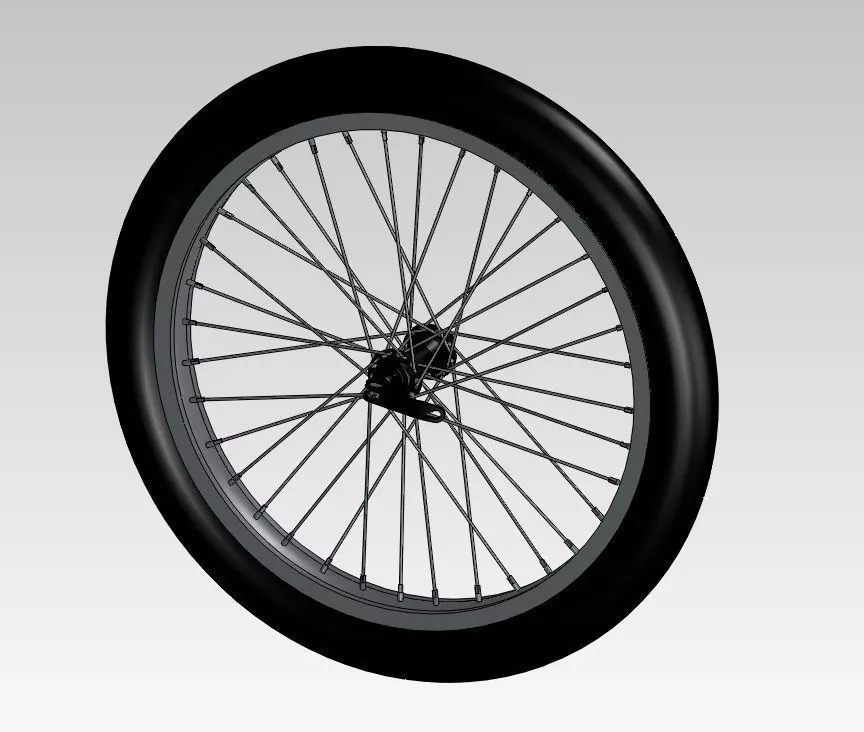 Bike Wheel Free 3D model